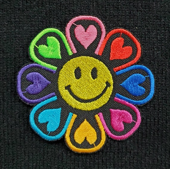 Takashi Murakami Like Emoji Flower of Hearts Multi Colors