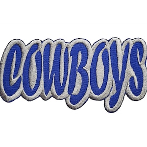 Dallas Cowboys vintage embroidered iron on Patch 3 Vintage Cowboy Joe