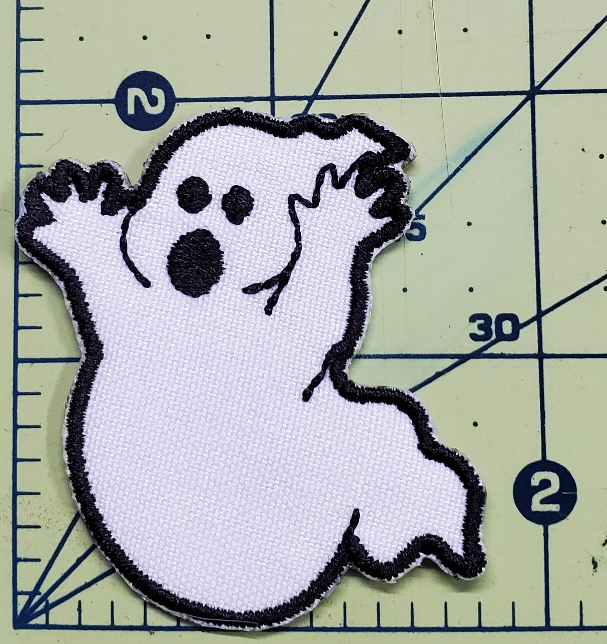 Cute Ghost Embroidered Applique, Iron on Patch - Halloween Costume - Etsy