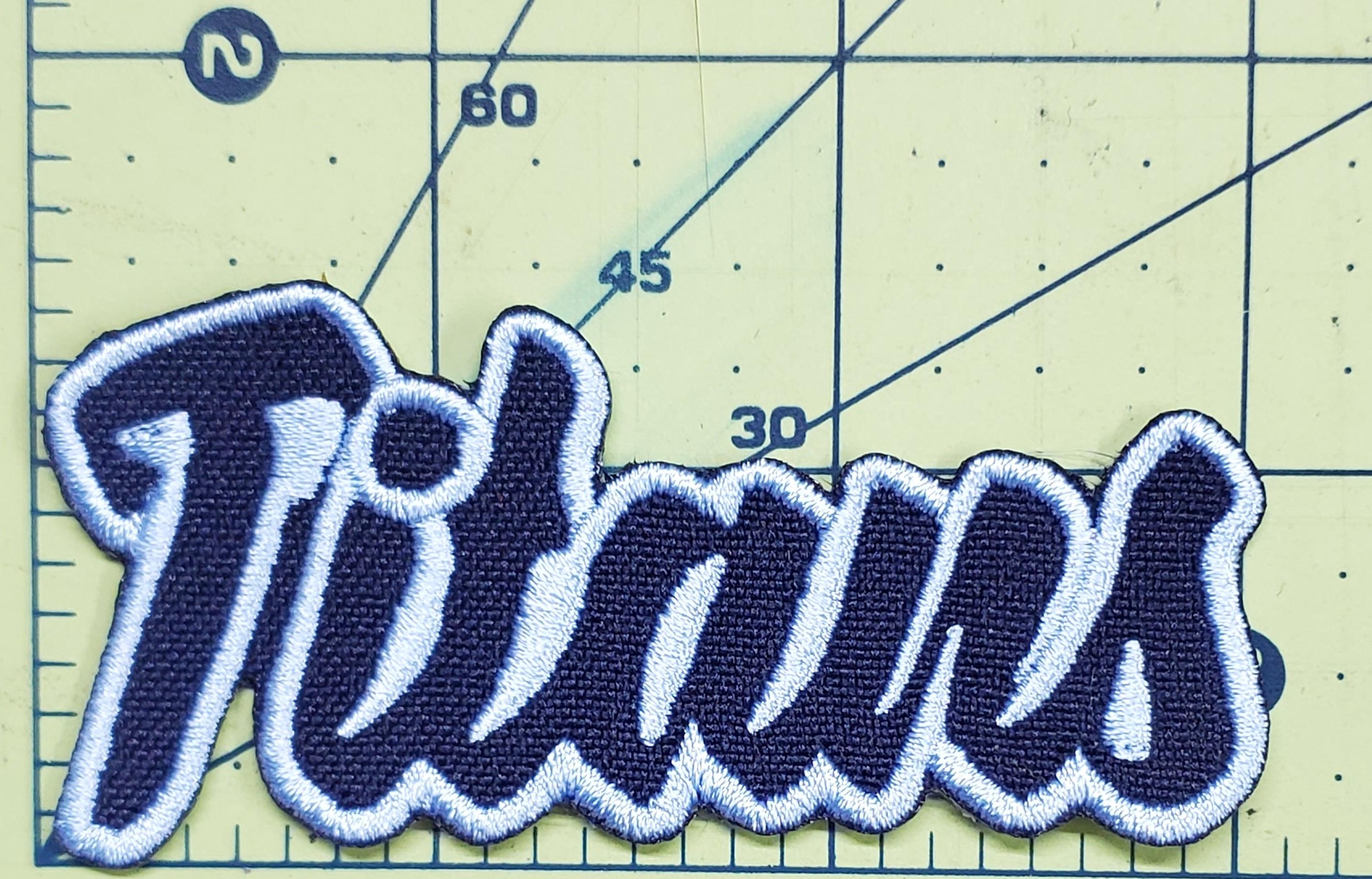 Titans Text Embroidered Applique Iron on Patch Various Sizes Team Name ...