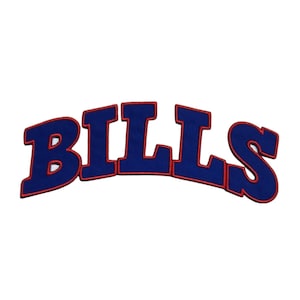 May include: A blue and red logo with the word "BILLS" in a bold, stylized font.