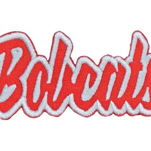 May include: Red and white embroidered patch with the word "Bolants" in a stylized font.
