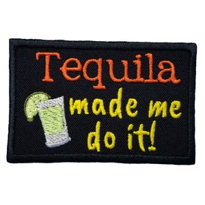 Tequila Patch Custom Made AP11 -   Patches, Iron on patches, Cute  patches