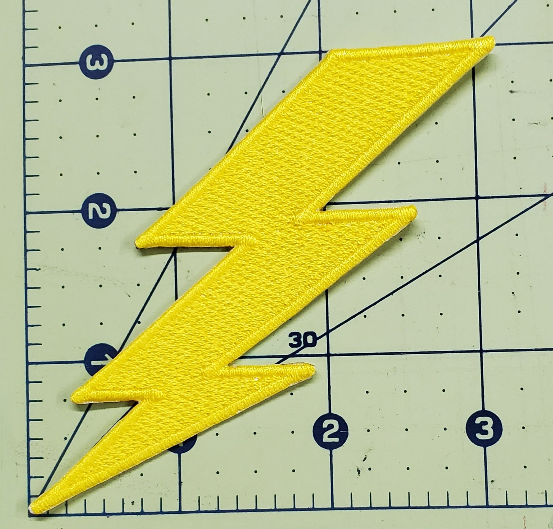 Lightning Bolt Iron on Patch Adventure Storm Zeus Surfer Cool Etsy