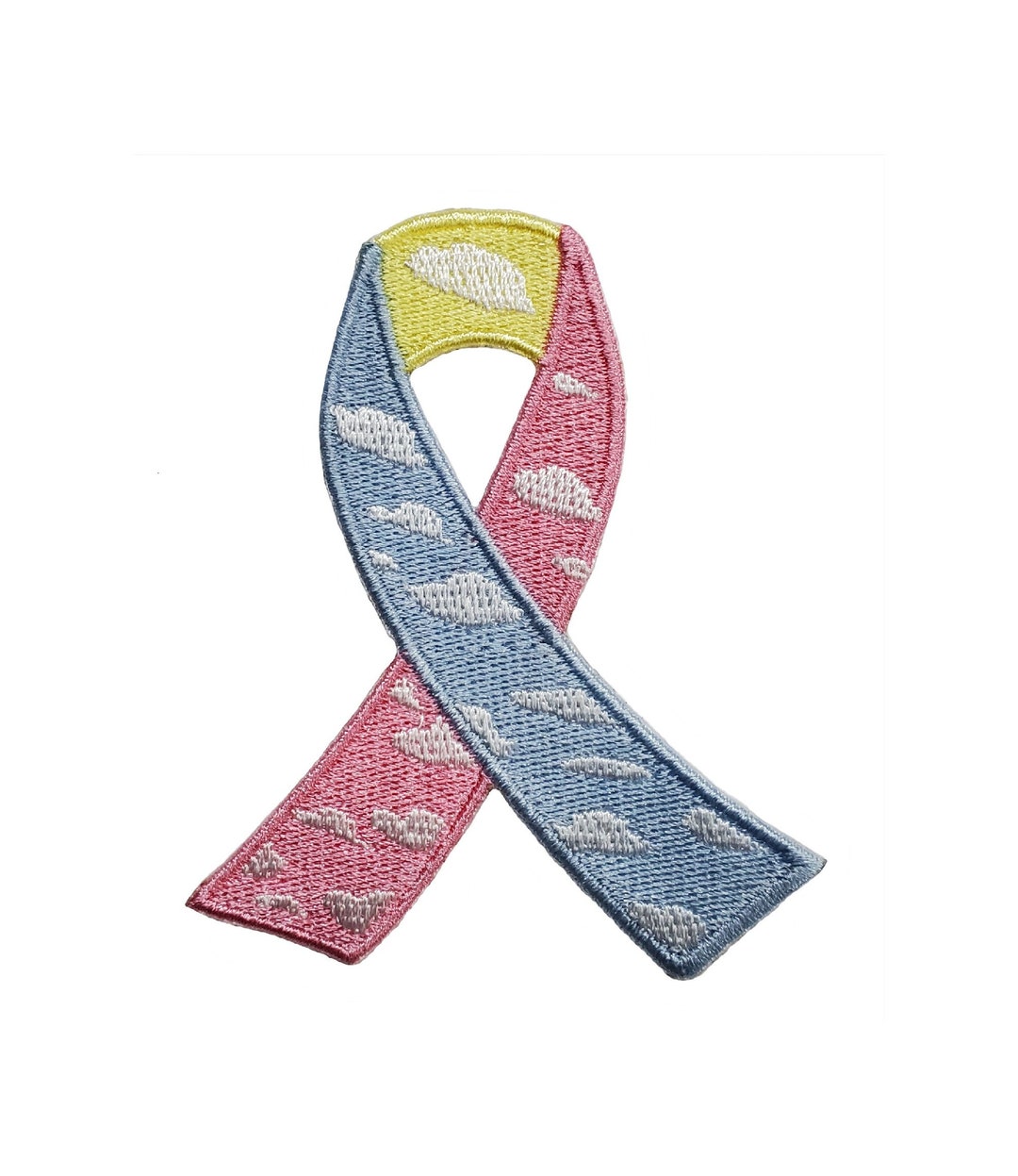 Congenital Diaphragmatic Hernia CDH Awareness Ribbon Embroidered Iron ...