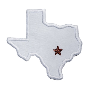 Austin Texas Embroidered Iron On Patch 3.75&quot; x 3.5&quot; Customizable