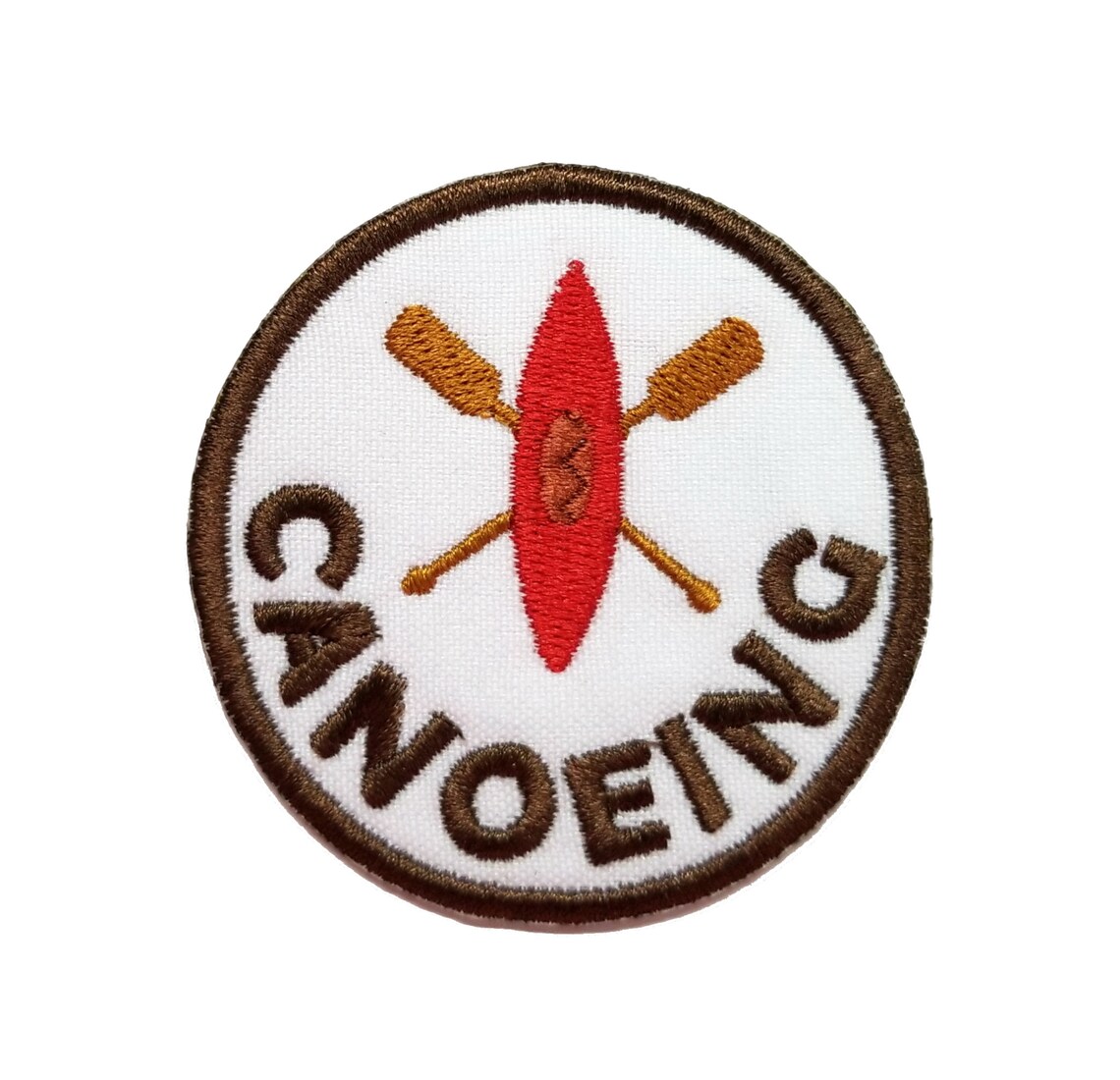 Canoeing Merit Badge Embroidered Iron on Patch 2.4 Etsy
