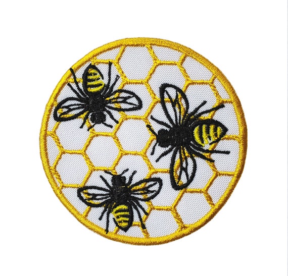 Toppa Termoadesiva O Da Cucire Per Bambini – Simpatica Ape – 4,5 Cm – Ideale Per Vestiti E Accessori