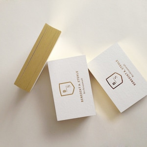 edge foil business card