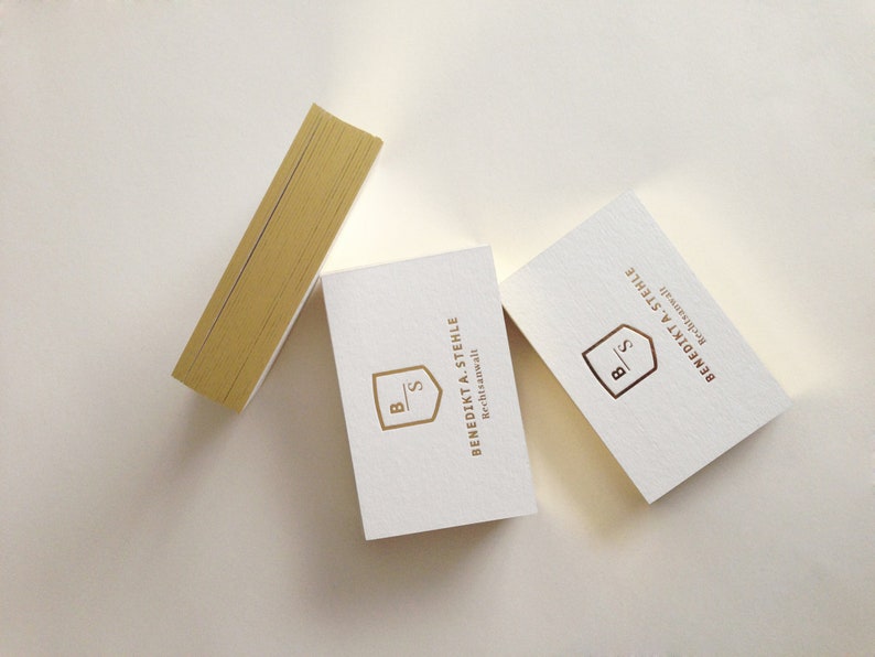 edge foil business card