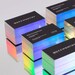 Holographic Foil Business Card Design and Print , black card stock gold foil, silver foil calling cards 