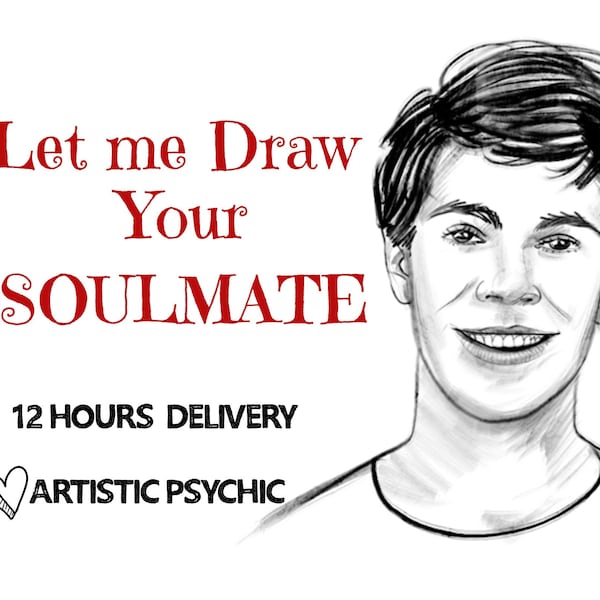 Psychic Drawing, Psychic Reading, Soulmate Drawing, I Will Draw & Describe Your Soulmate, Love Reading, Psychic Reading Tarot Reading