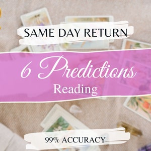 SAME DAY READING Psychic Prediction Reading Love Reading Tarot image 1