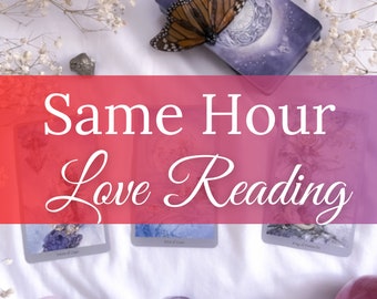 SAME Hour Psychic Love Reading, Question(s) About Anything, Clairvoyant Reading, Psychic Reading, Tarot Reading, Love Reading