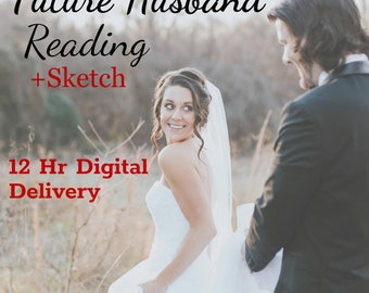 Future Husband Reading, Psychic Reading, Future Husband Sketch, Future Husband Drawing, Love Reading, Husband Reading, Tarot Reading