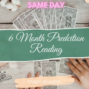 Lettura psichica di previsione di 6 mesi IN PROFONDITÀ, Lettura di previsione, Lettura accurata, Lettura approfondita dei tarocchi, Lettura dell'aura