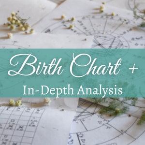 Astrology Reading with an In Depth Birth Chart Reading and Zodiac Wheel, Psychic Reading, Astrology Gift, Personalized Gift image 1