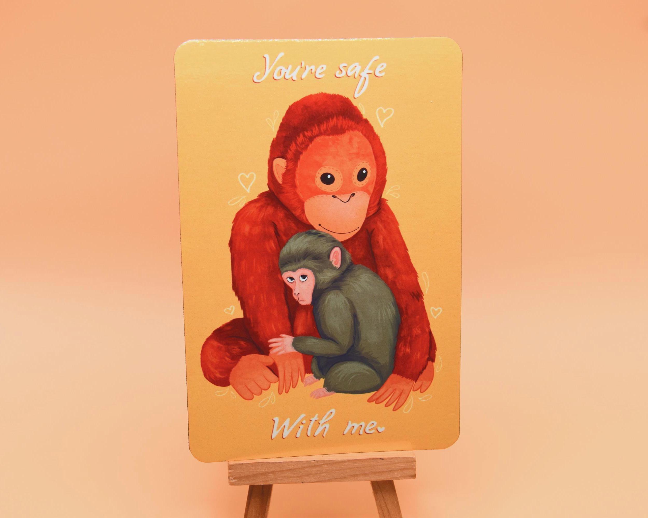Snow Monkey Keychain - Etsy