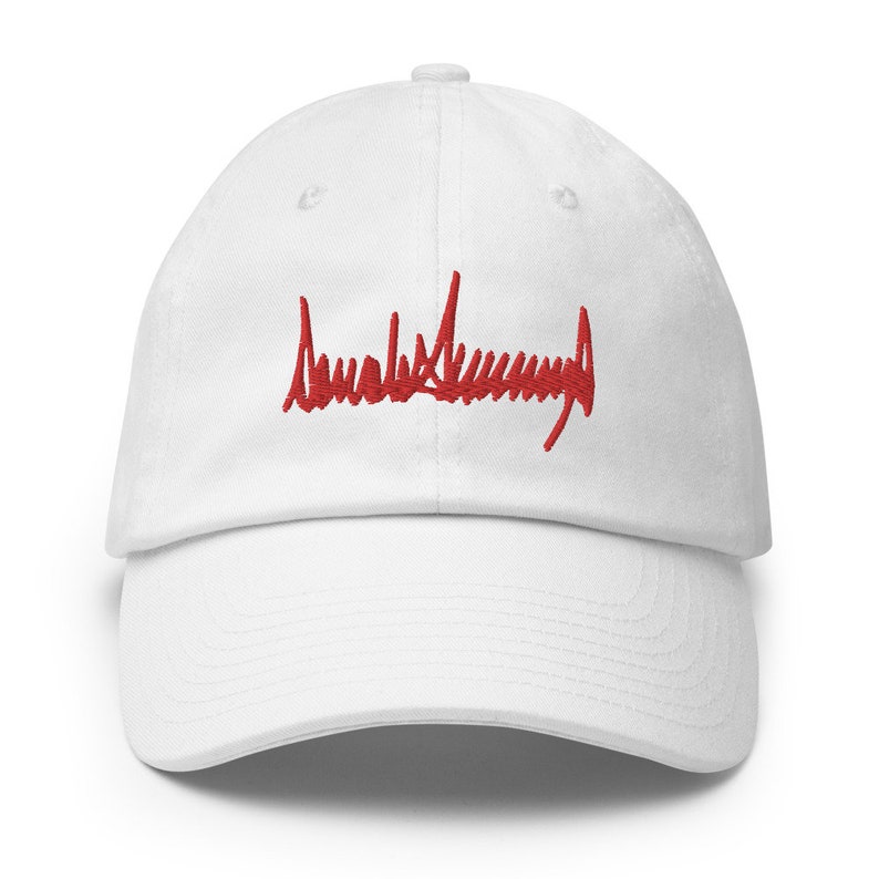 Donald Trump Signature Made in USA Cotton Cap Silent Majority MAGA Keep America Great Trump Dad Hat KAG Patriot Party Republican Hat