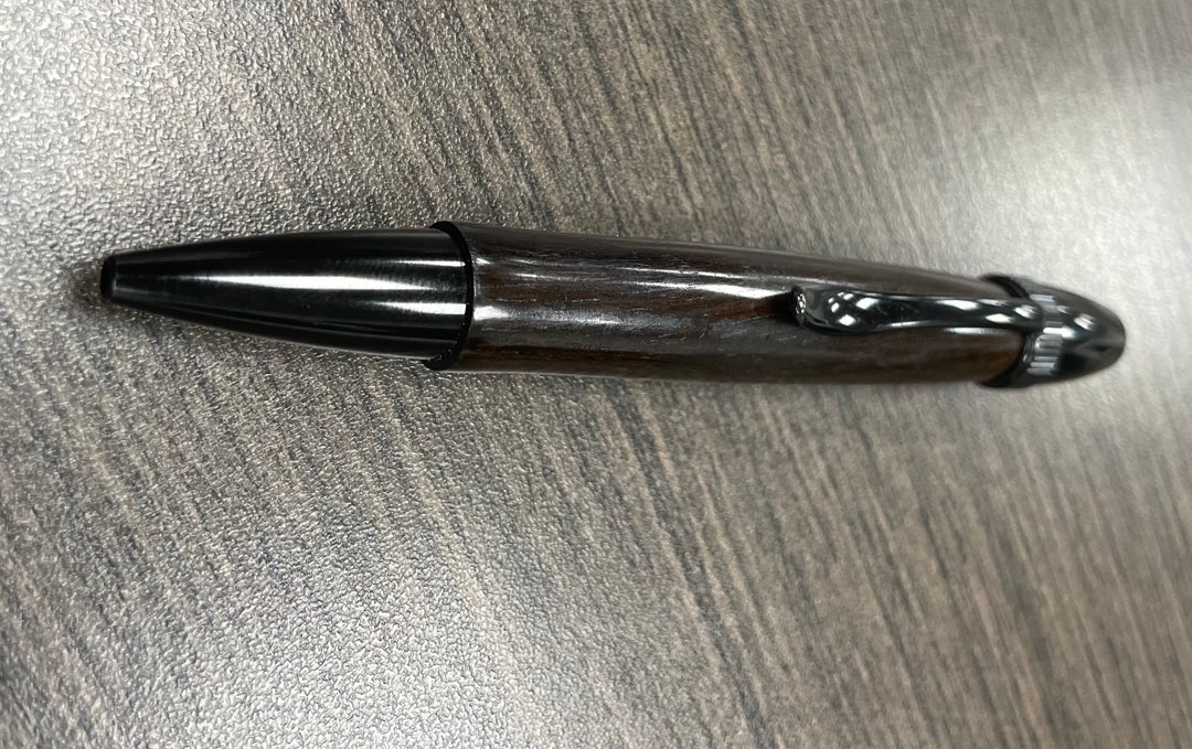 Wooden Barrel Hand Turned Twist Pen Etsy