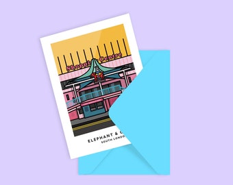 Elephant and Castle Shopping Centre Greeting Card - South London, SE1