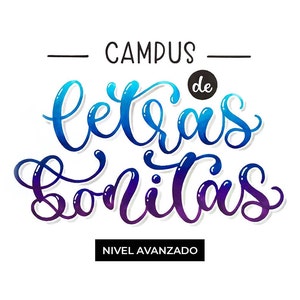Curso de Lettering Online Campus de Letras Bonitas · Nivel avanzado