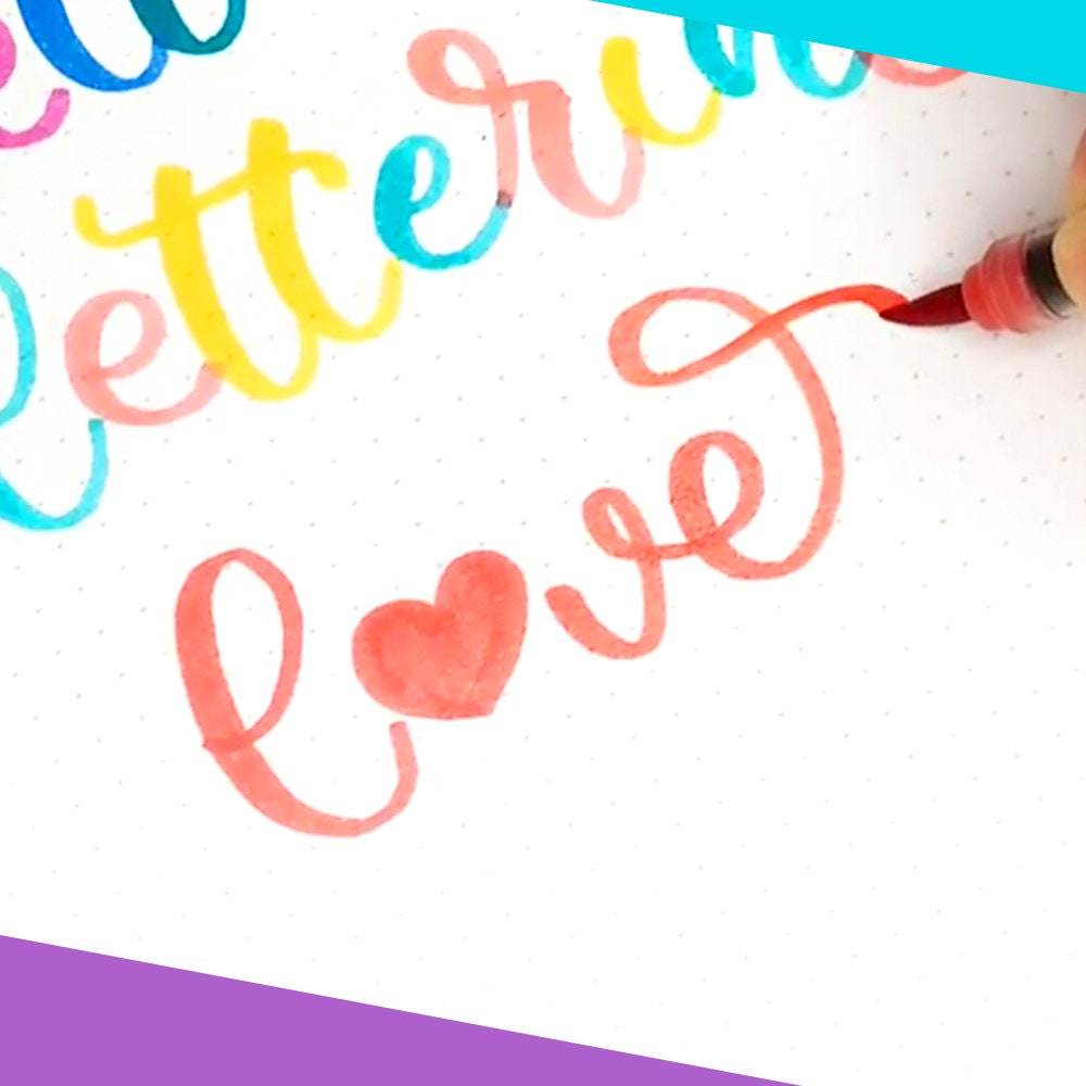 Curso De Lettering Online Campus De Letras Bonitas · Nivel Avanzado - Etsy