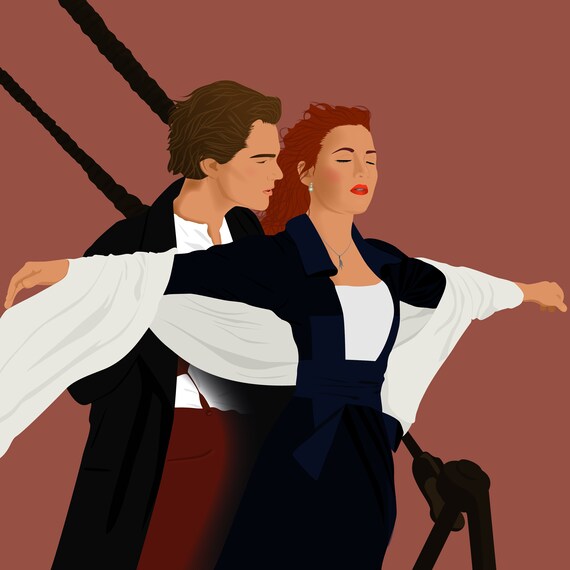 Titanic Illustration Interior Decoration Titanic Movie - Etsy Australia Titanic Illustration Interior Decoration Titanic Movie - Etsy Australia