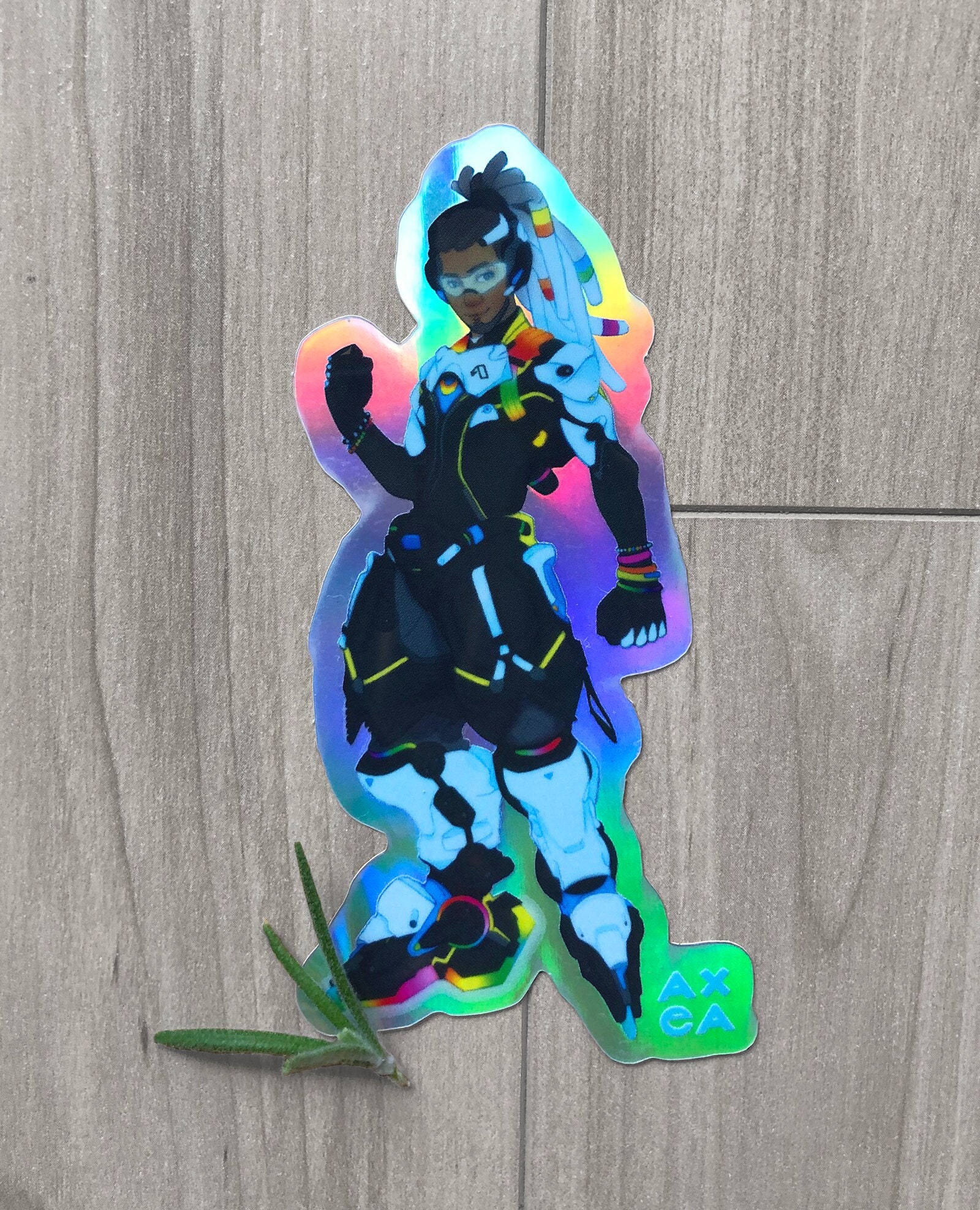 FM-Anime – Overwatch Lucio Frog Cosplay Tattoo Stickers