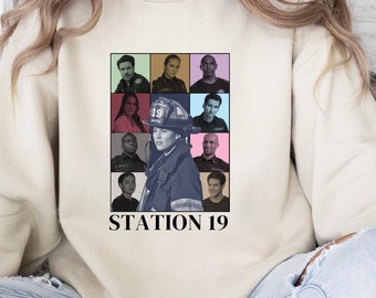 Station 19 Sweatshirt / Station 19 Era Sweatshirt / Save Station 19 / Gift for a Fan / Maya / Carina / Andy / Ben / Travis / Vic / Jack