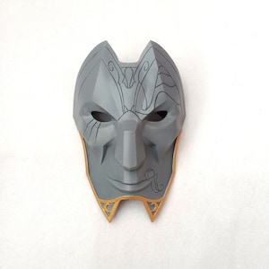 Jhin mask 3D print cosplay League of Legends costume game