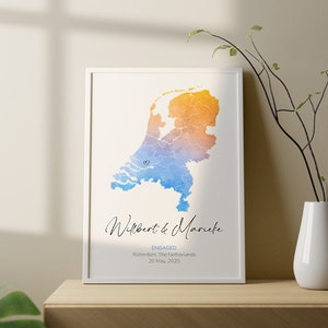 Cadeau de fiançailles, carte de fiançailles personnalisée, cadeau pour un couple de jeunes mariés, carte de fiançailles personnalisée, cadeau de carte de fiançailles, cadeau pour mari