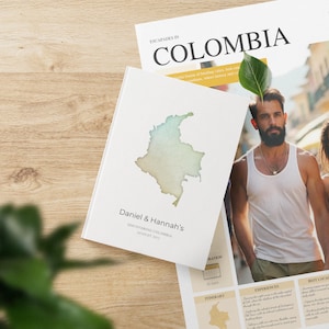 Colombia South American Travel Journal, Personalized Adventure Diary, Ideal Gifting Notebook for Colombian Escapades and Cultural Journeys