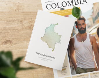 Colombia South American Travel Journal, Personalized Adventure Diary, Ideal Gifting Notebook for Colombian Escapades and Cultural Journeys