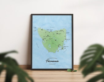 Personalized Family Travelmaps, Travelroute Map, Personal Travelmap Gift, Custom Adventuremap, Backpacking Vacation, Customer Journey Map