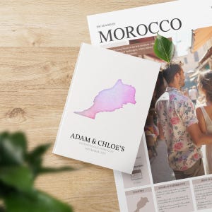 Morocco North African Travel Journal, Personalized Adventure Diary, Unique Notebook for Moroccan Escapes and Desert Journeys, Adventure gift