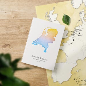 Netherlands Dutch Personalized Travel Journal, Custom European Diary, Wanderlust Notebook for Exploring the Netherlands and Beyond