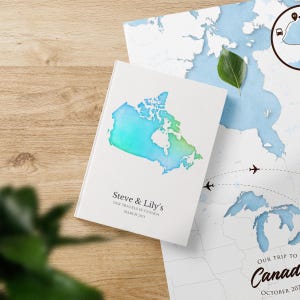 Canada Adventure Travel Journal, Personalized Canadian Diary, Wanderlust Notebook for North American Escapades, Custom Travel Planner