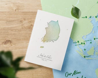 South Korea Cultural Custom Travel Notebook, Personalized Korean Diary, Unique Journal for Exploring Korean Cities and Traditions