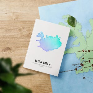 Iceland Nordic Travel Planner, Personalized Adventure Journal, Unique Diary for Icelandic Wonders and Arctic Exploration, Present for Travel