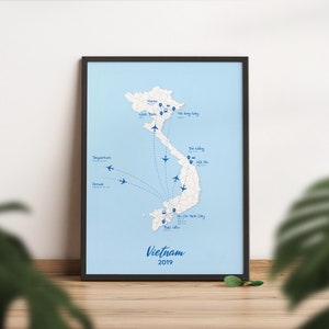 benutzerdefinierte Reisekarte, personalisierte Abenteuerreise, besichtigte Orte, benutzerdefiniertes Reisegeschenk, Straßenkarte, Wandkarte, Reisegeschenk für Paare