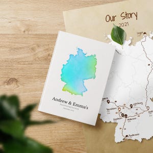 Germany Personalized Travel Planner, Custom Wanderlust Journal, Ideal Diary for European Adventures, Perfect German Travel Keepsake