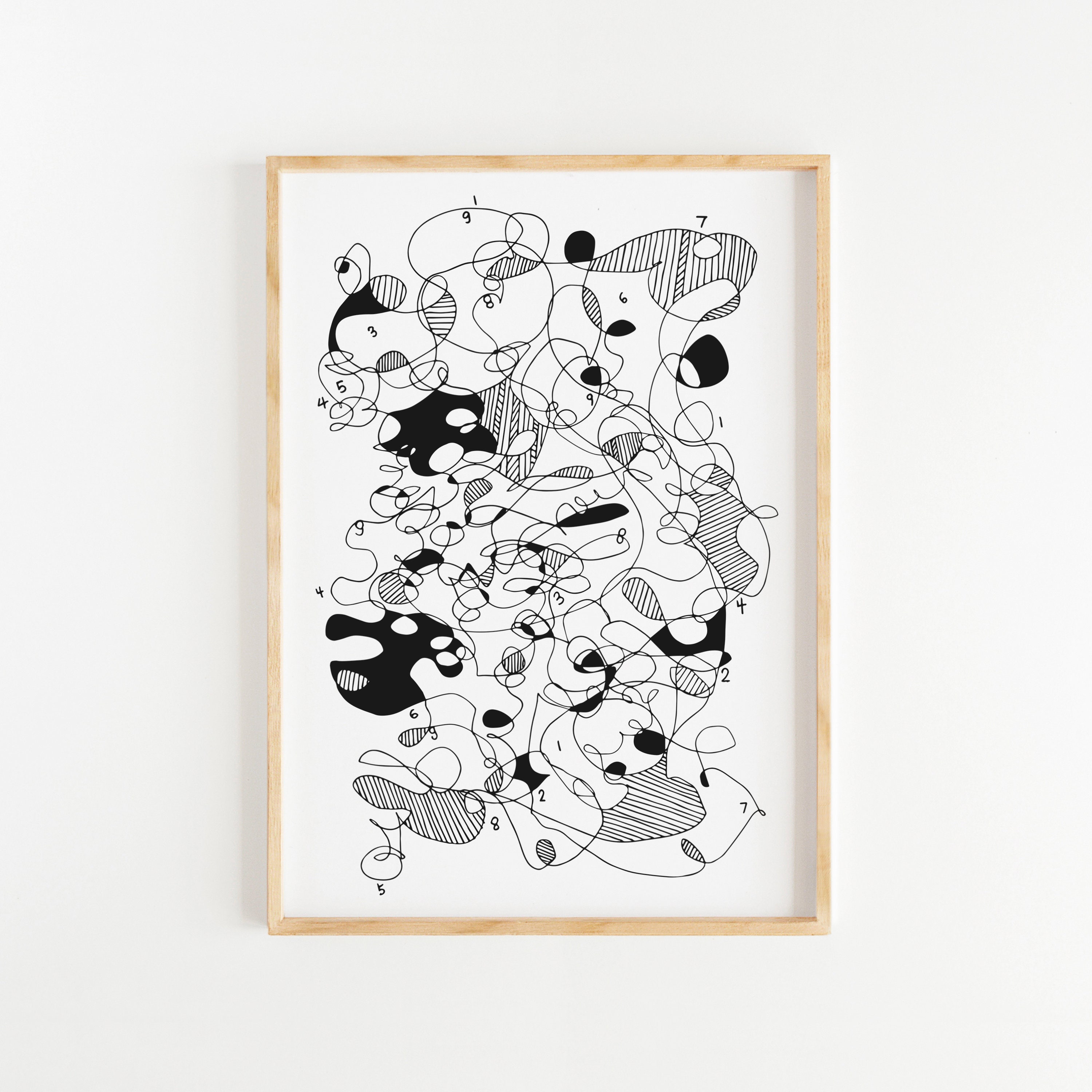 Printable Art, abstract V.3, Instant Digital Download, Home Decor, Wall ...