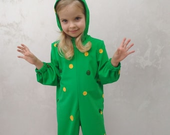 frog costume funny frog green