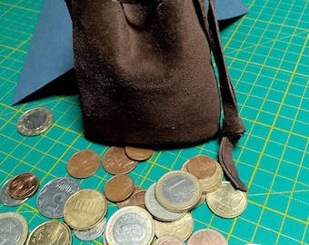 leather coin pouch