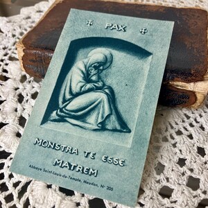 Authentische religiöse Vintage-Karte | Kommunion-Souvenir | Sakrale Kunst | Sammlung