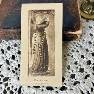 Authentische religiöse Vintage-Karte | Kommunion-Souvenir | Sakrale Kunst | Sammlung
