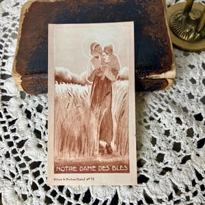 Authentische religiöse Vintage-Karte | Kommunion-Souvenir | Sakrale Kunst | Sammlung
