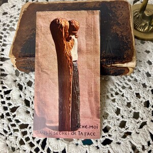 Carte Religieuse Authentique Vintage | Souvenir de Communion | Art Sacré | Collection