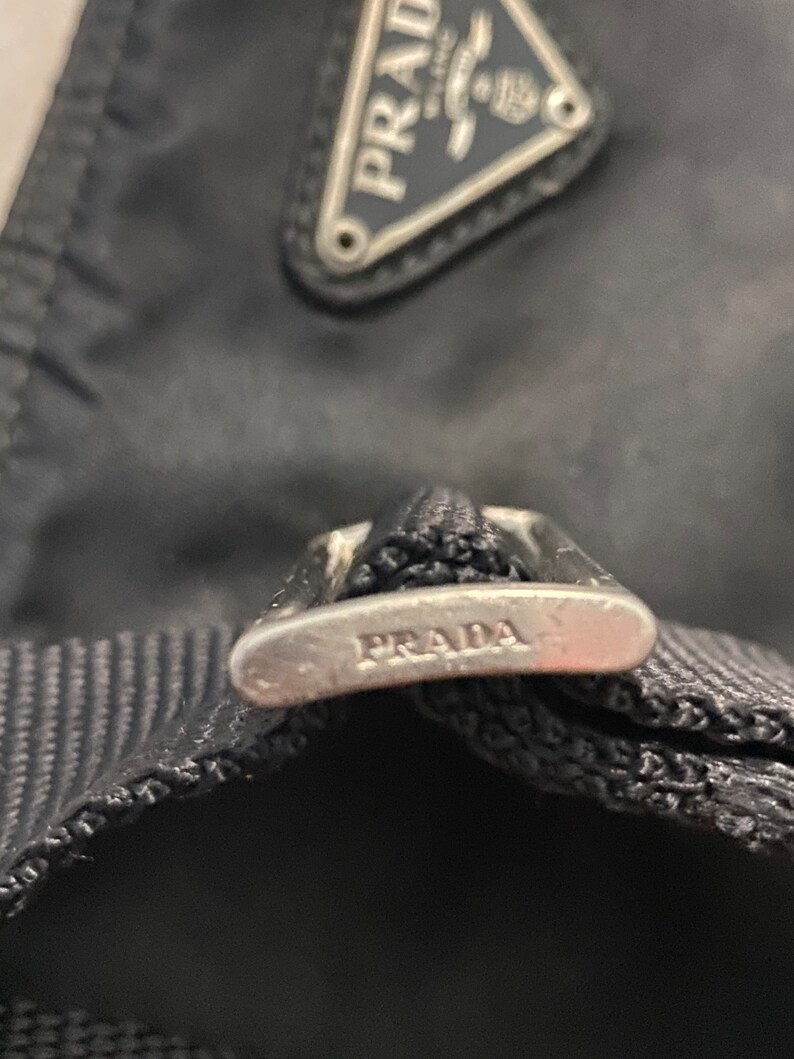 Vintage Authentic Prada Nylon Crossbody Messenger Bag Etsy